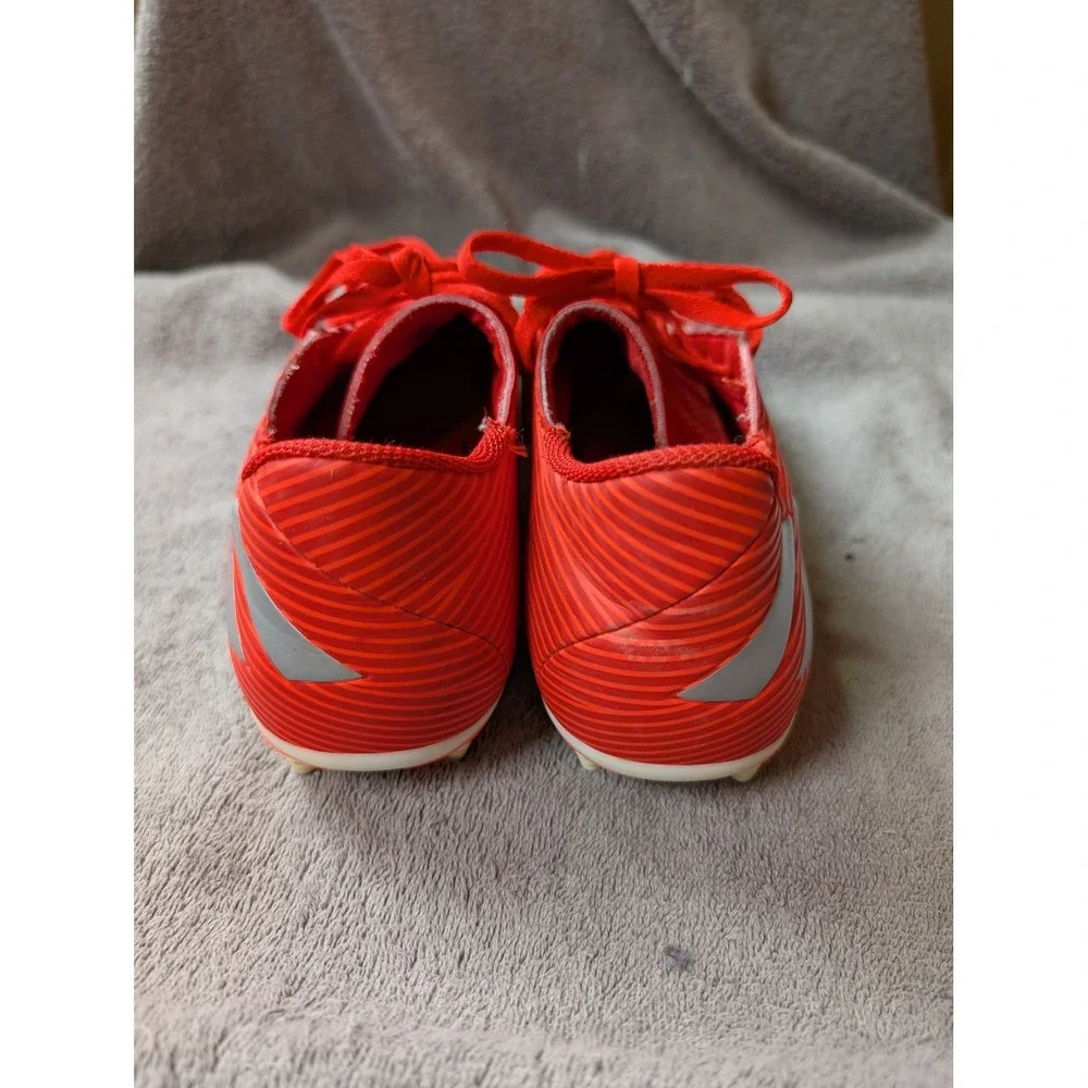 Adidas Nemeziz Size‎ 10 Mens Soccer Cleats Red Silver Striped Molded